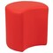 Flash Furniture Soft Seating Flexible Moon for Classrooms and Common Spaces - 18" Seat Height (Red) ZB-FT-045C-18-RED-GG - alternate 4
